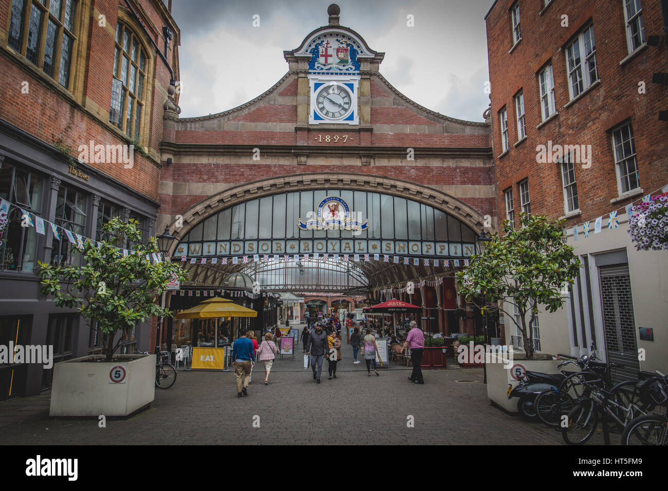 Windsor Royal Shopping Centre in Windsor. Foto Stock