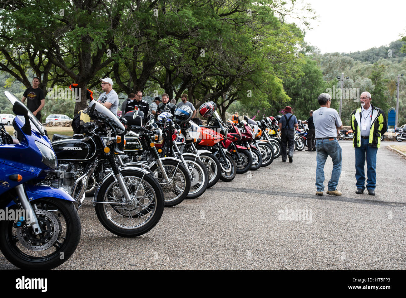 Incontro del veterano giapponese di Moto Club a Tamworth Australia 2017 Foto Stock