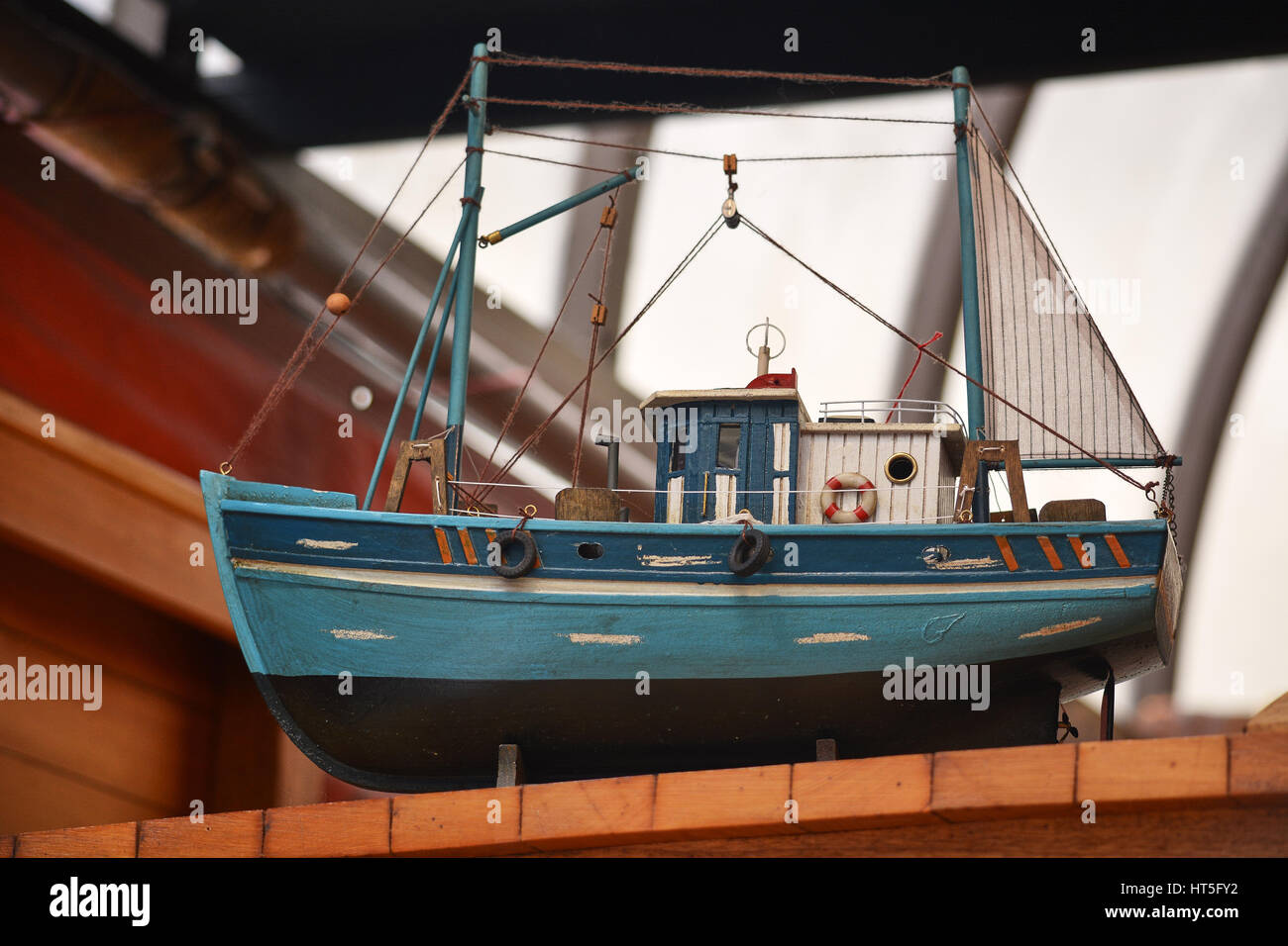 Maquette de bateau . Foto Stock