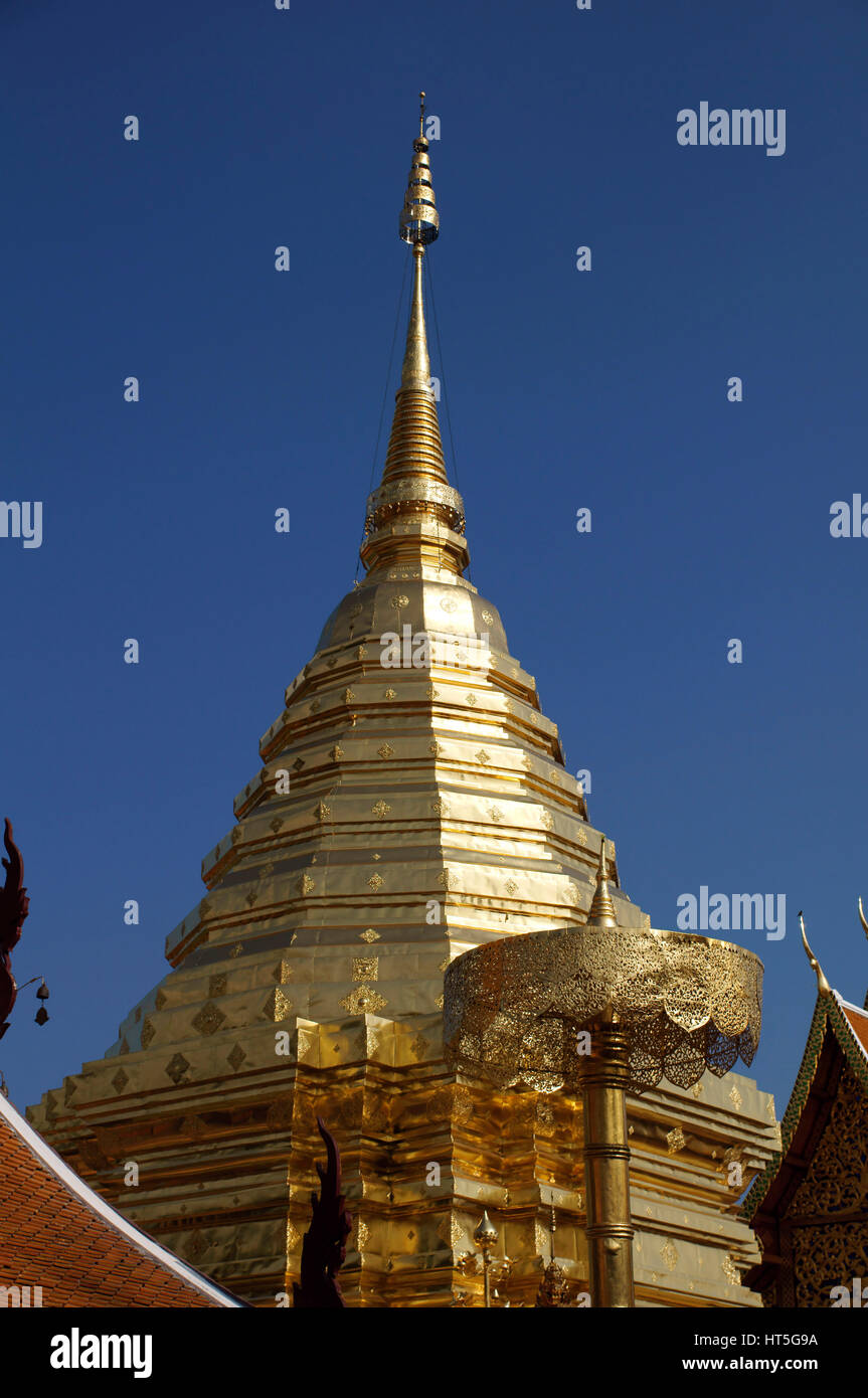 Wat Phra That Doi Suthep Foto Stock