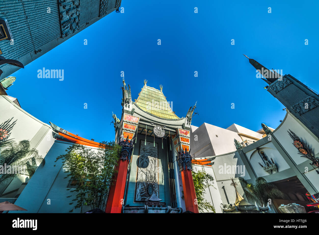 Los Angeles, CA, Stati Uniti d'America - 02 Novembre 2016: TCL Chinese Theatre di Hollywood Boulevard Foto Stock