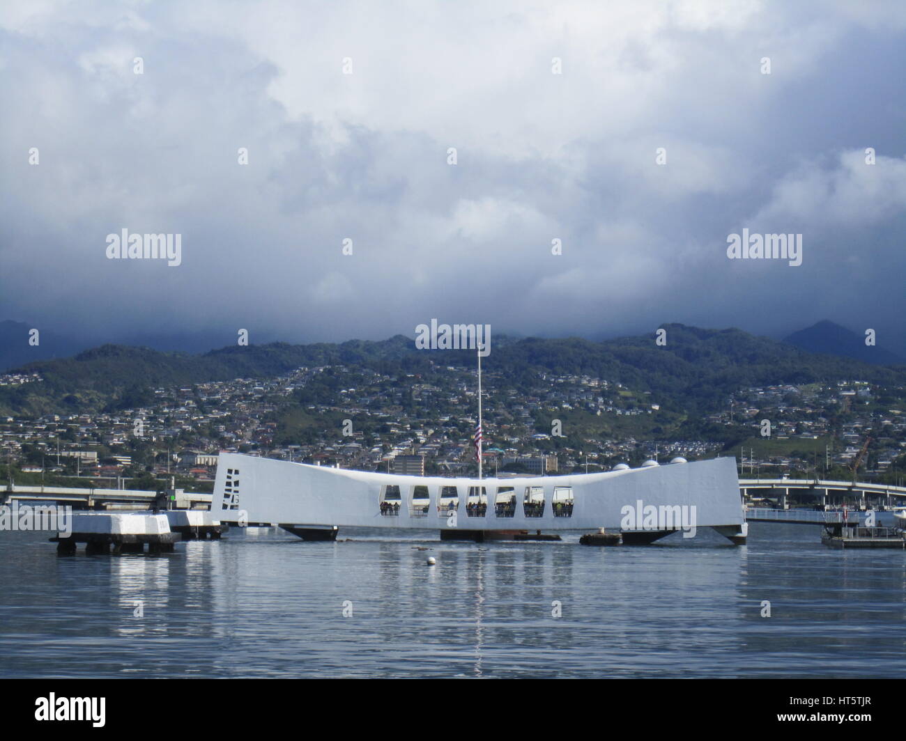 USS Arizona Memorial Foto Stock