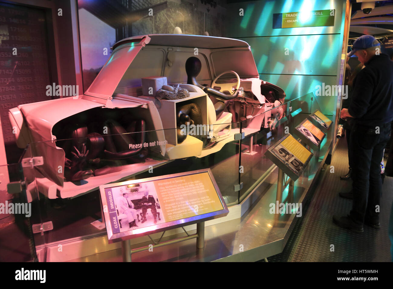 Mostra al Museo dello spionaggio internazionale.Washington D.C.USA Foto Stock