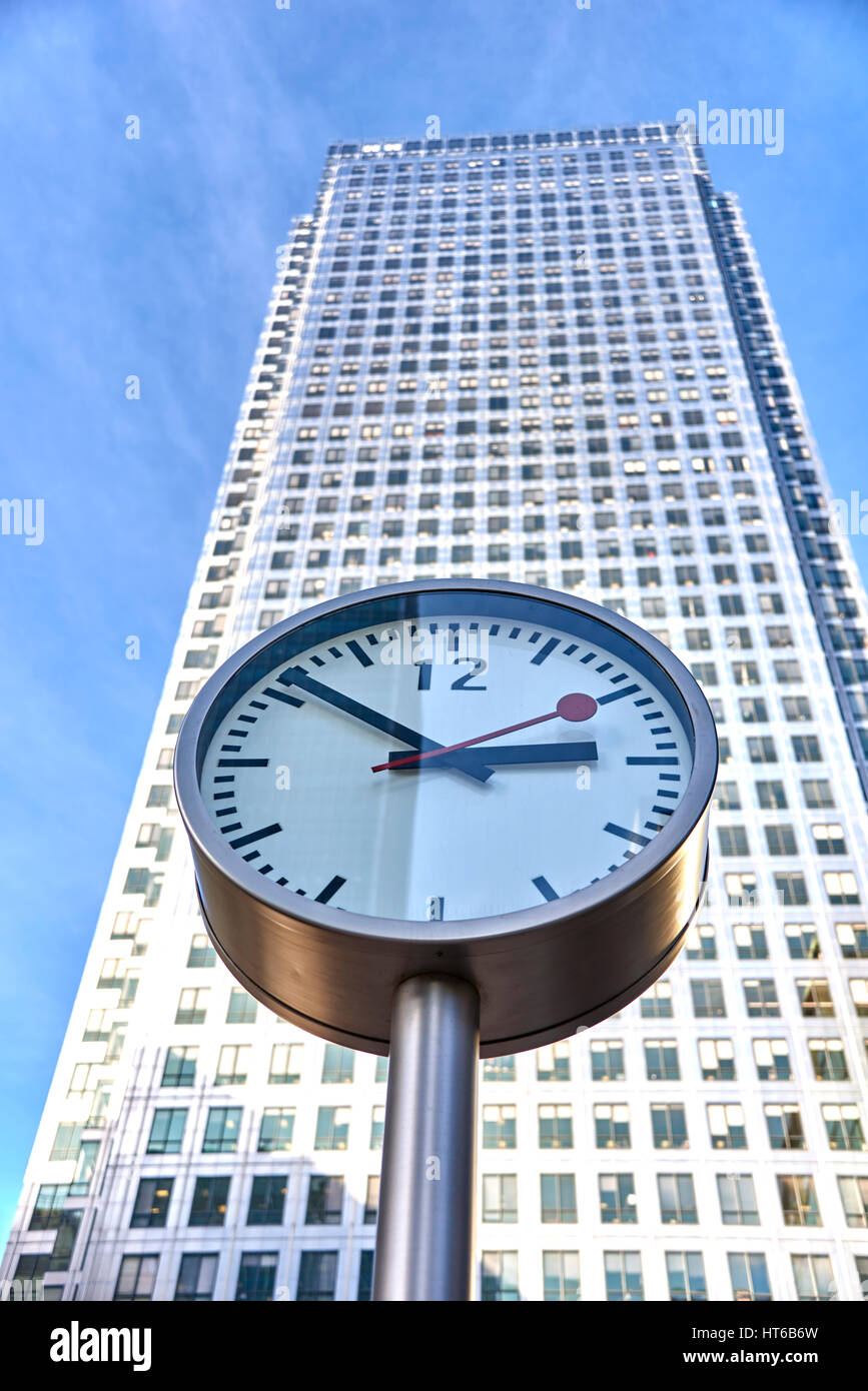 Canary Wharf London Foto Stock