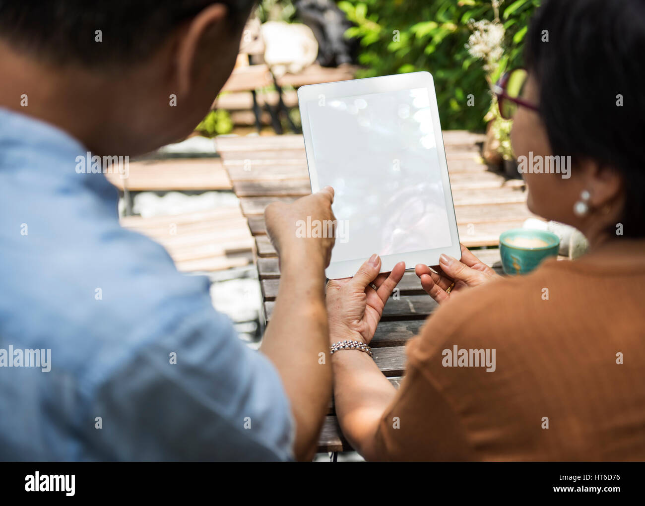 Dispositivo digitale il collegamento Internet tecnologia di rete Foto Stock