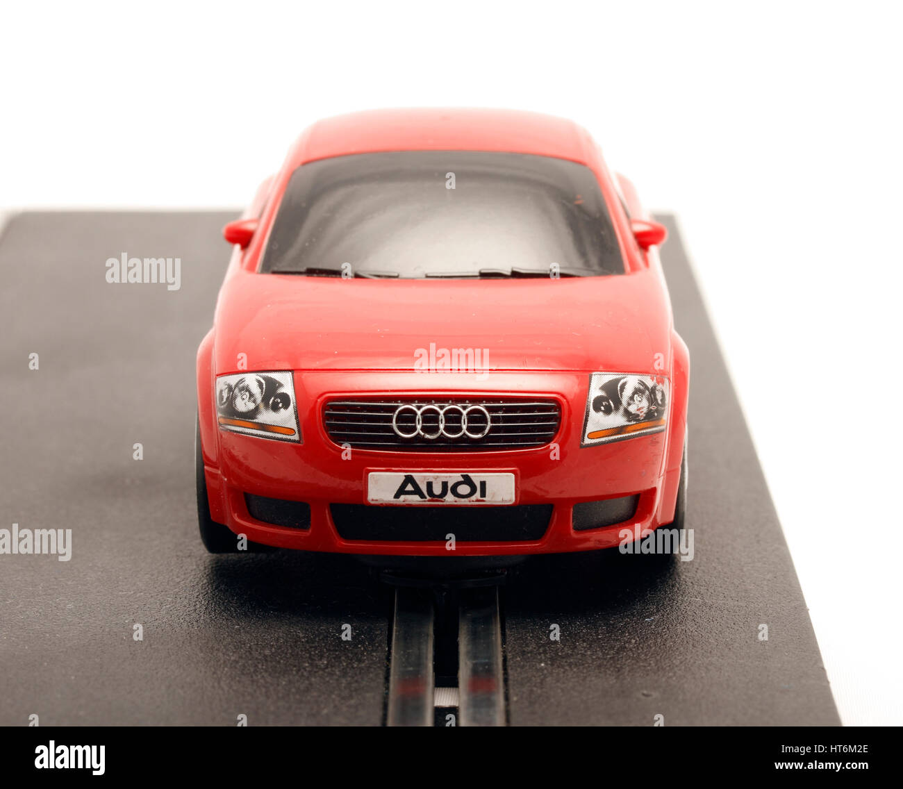 Scalextric advanced via sistema, Audi TT Foto Stock