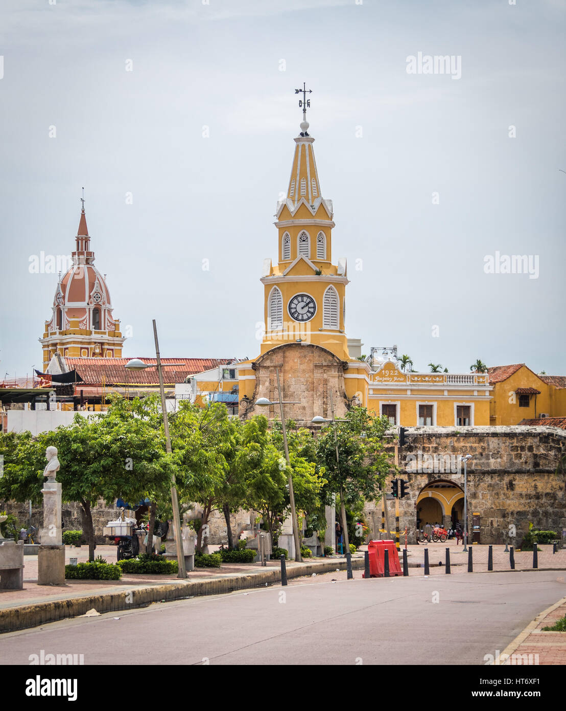 Clock Tower Gate - Cartagena de Indias, Colombia Foto Stock