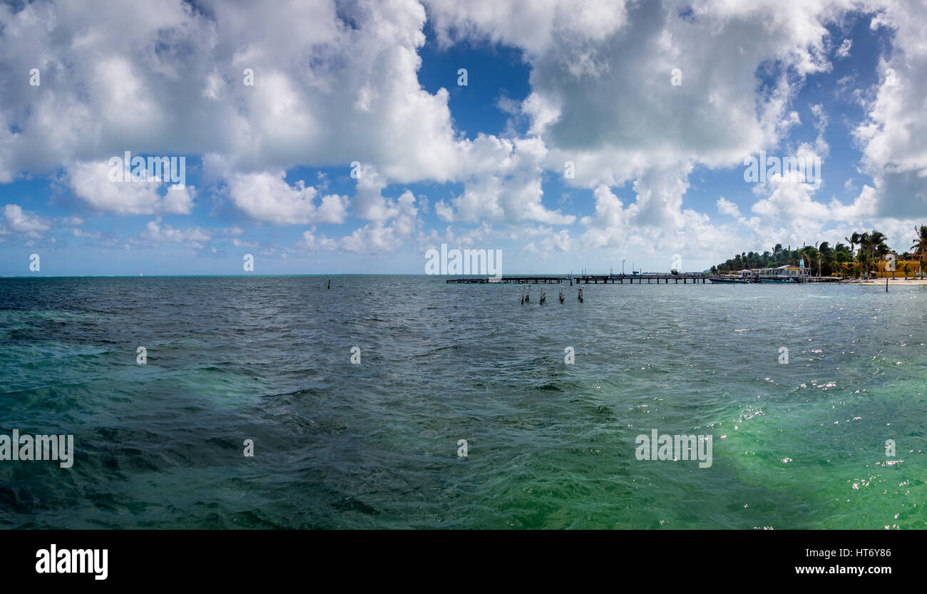 Caye Caulker, Belize Foto Stock