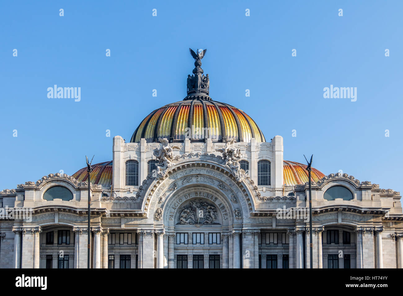 Palacio de Bellas Artes (Palazzo delle Belle Arti) - Città del Messico, Messico Foto Stock