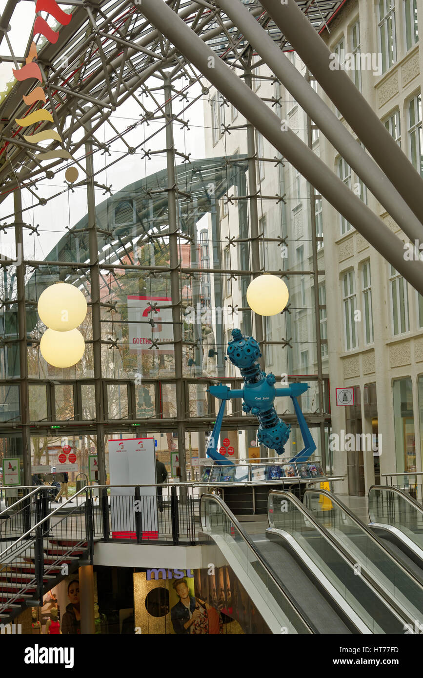 Zeiss Planetarium proiettore in galleria Goethe, Jena, Germania Foto Stock