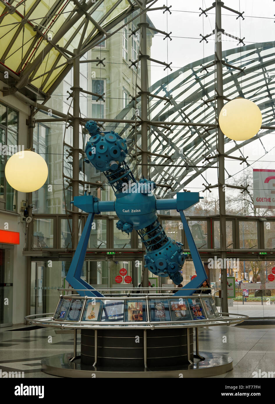 Zeiss Planetarium proiettore in galleria Goethe, Jena, Germania Foto Stock