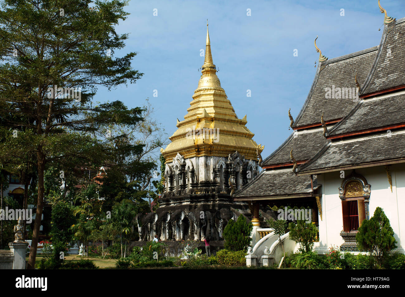 Wat Chiang Man Foto Stock