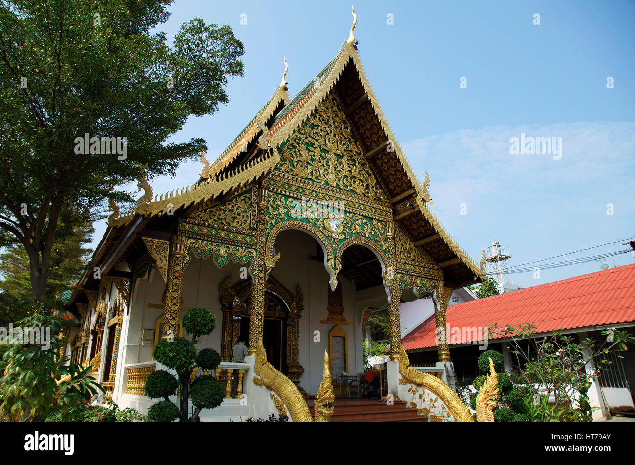 Wat Chiang Man Foto Stock