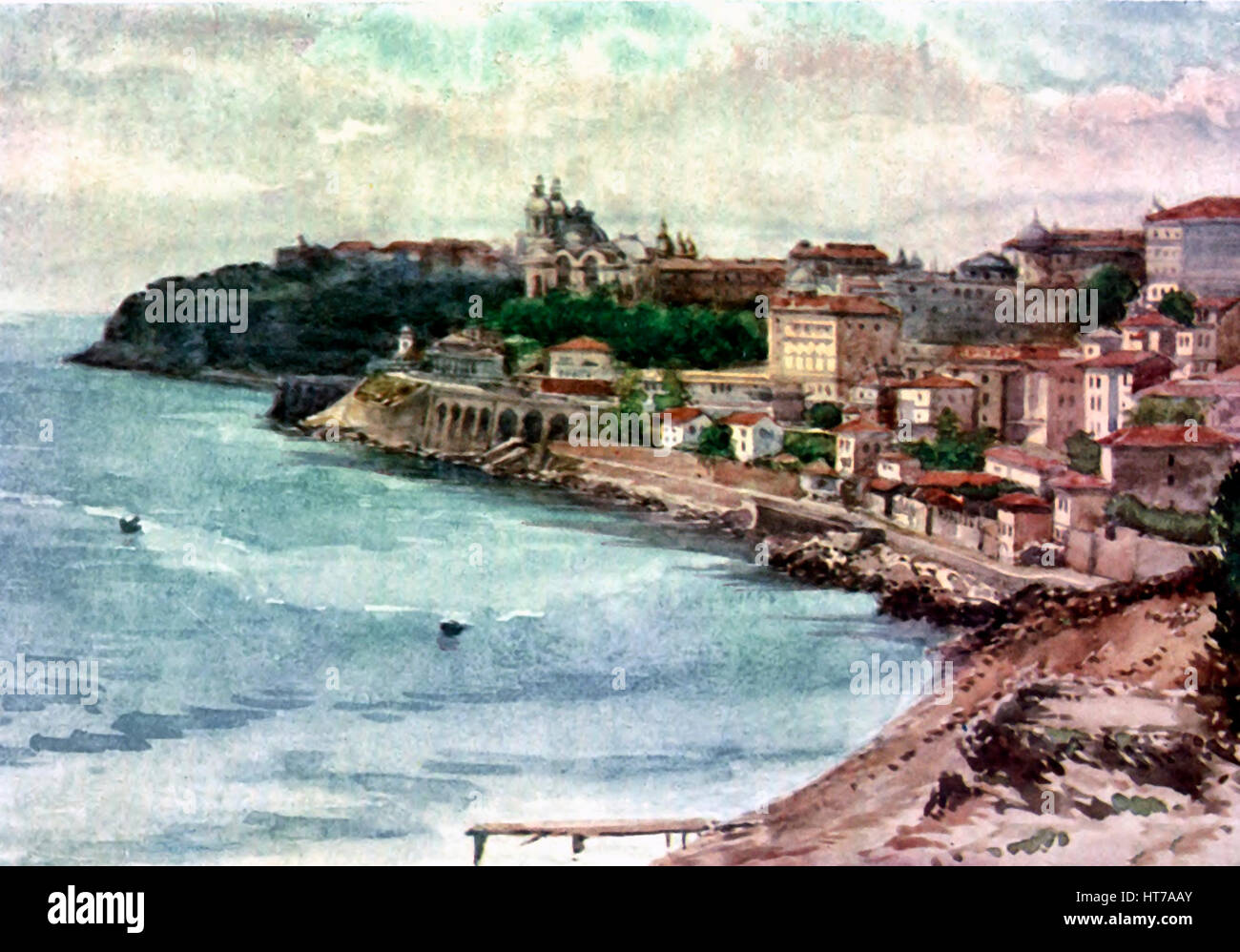 Monte Carlo da est, circa 1910 Foto Stock