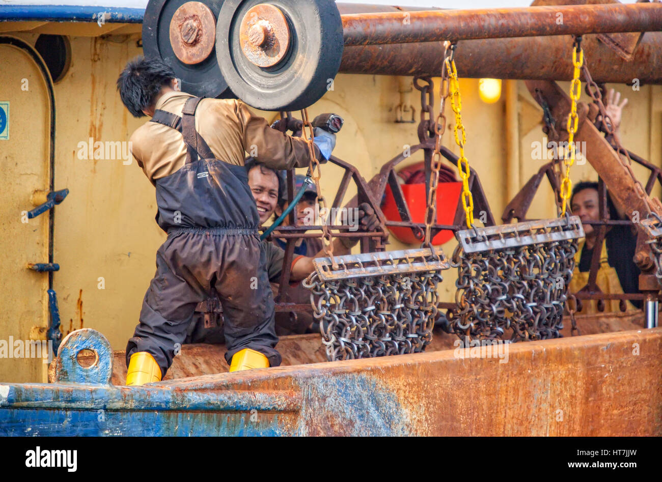 Una Parrocchia civile e il porto sul fiume Fal sulla costa meridionale della Cornovaglia, England, Regno Unito Foto Stock