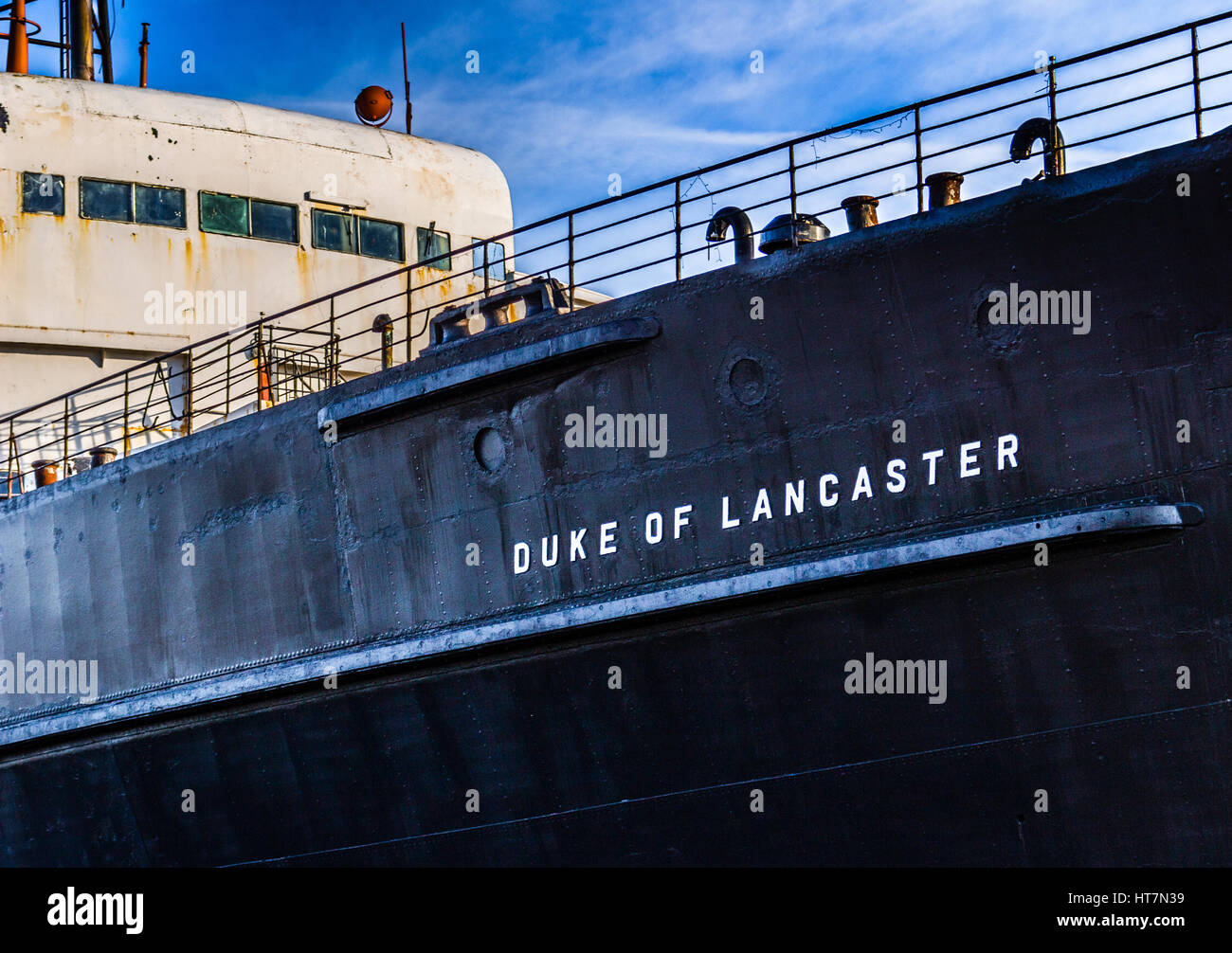 Il duca di Lancaster nave Foto Stock