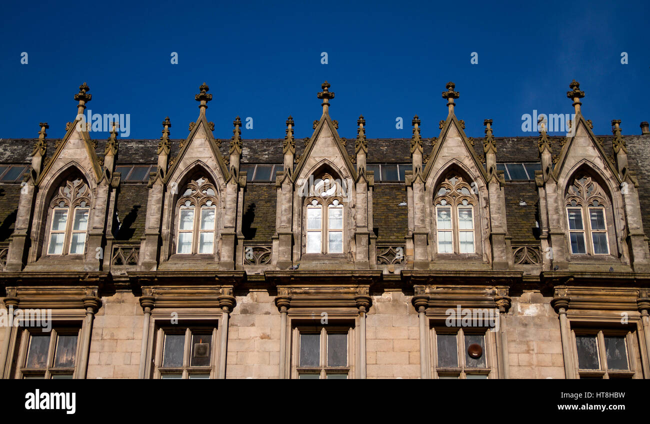 La Camera di Commercio è un fiammingo grado neogotico un edificio situato lungo Panmure Street a Dundee, Regno Unito Foto Stock