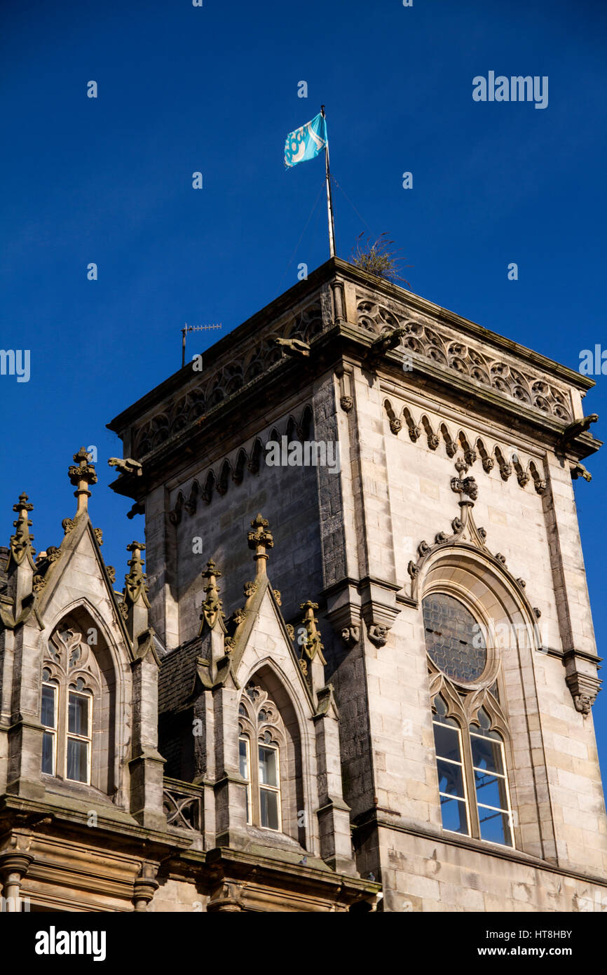 La Camera di Commercio è un fiammingo grado neogotico un edificio situato lungo Panmure Street a Dundee, Regno Unito Foto Stock