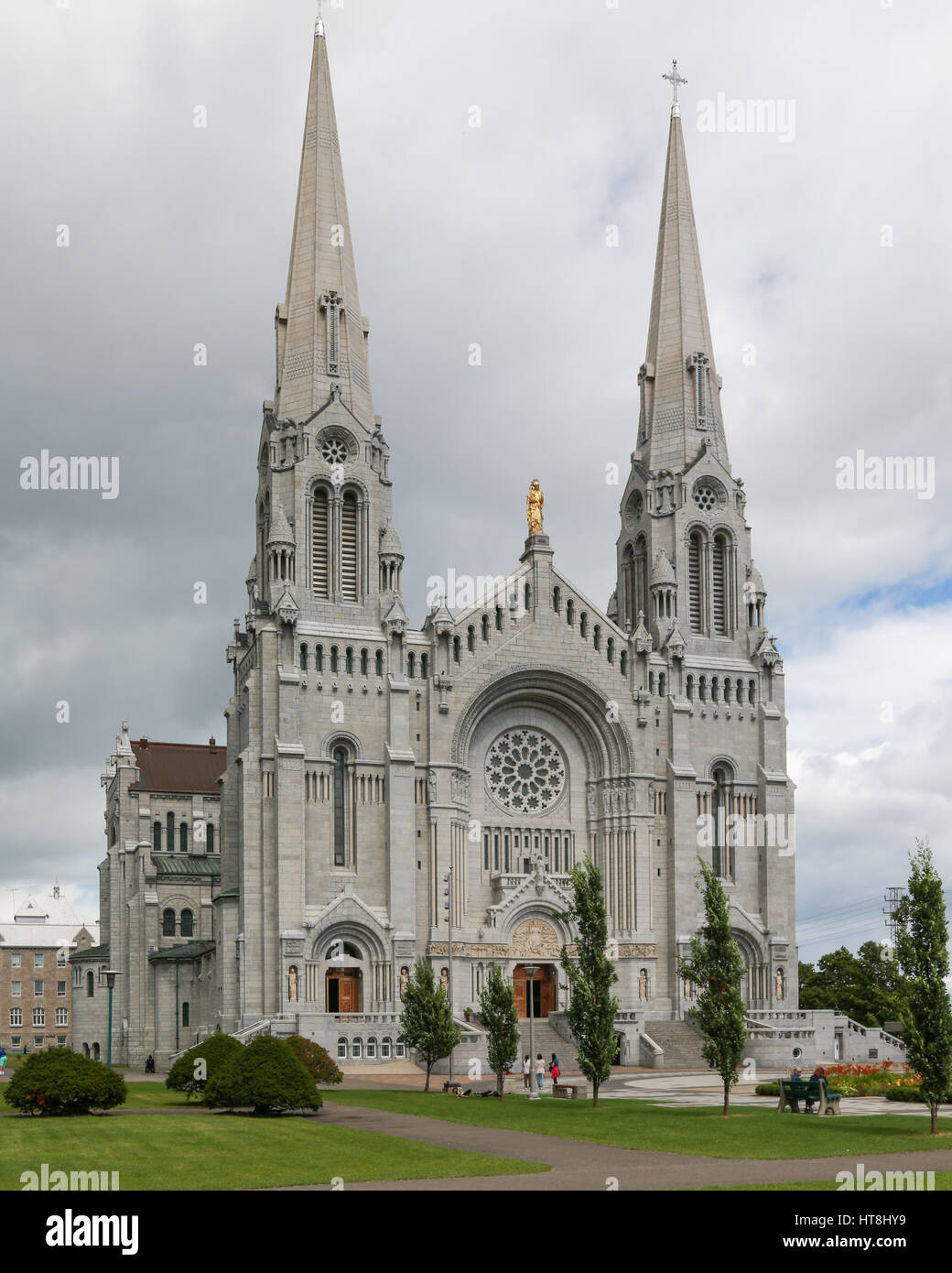 Basilica di Sainte-Anne de Beaupré Foto Stock