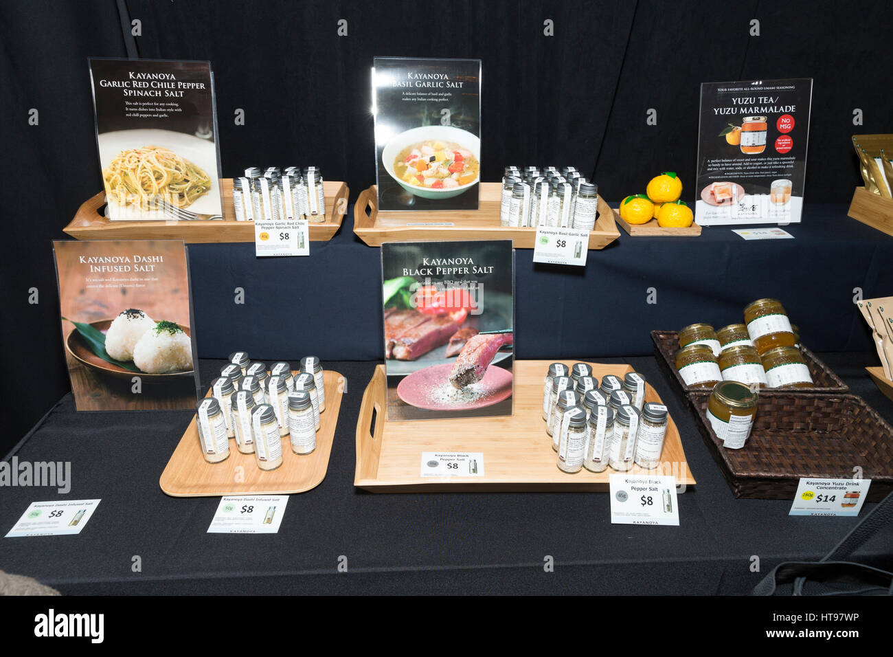 New York, Stati Uniti. 09Mar, 2017. Prodotti Kayanoya sul display durante la settimana il Giappone alla Vanderbilt Hall della Grand Central Terminal Credit: Lev Radin/Pacific Press/Alamy Live News Foto Stock
