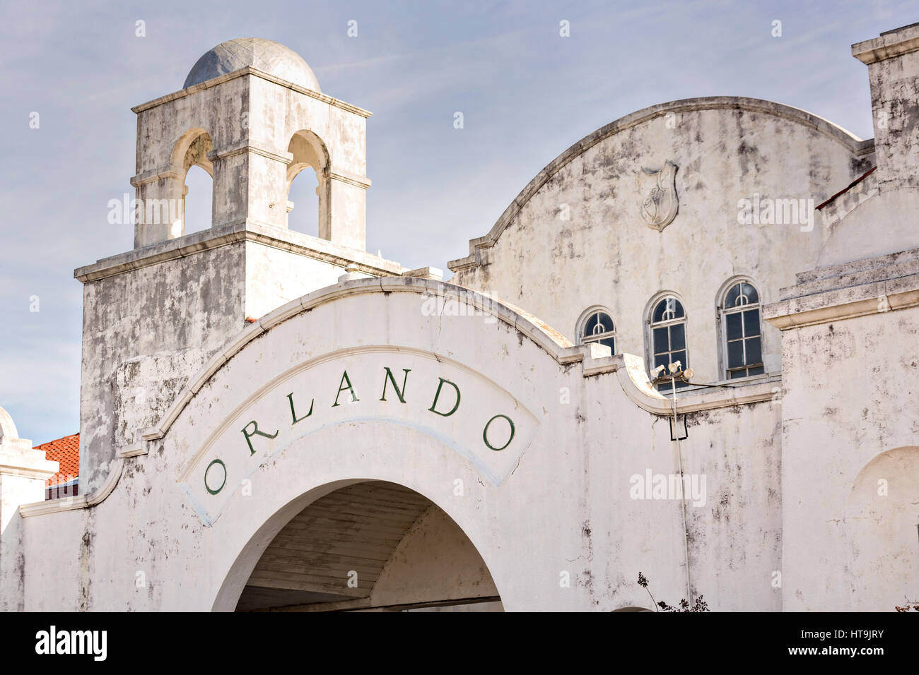 Stazione di Orlando noto come Orlando salute stazione Amtrak a Orlando in Florida. La missione spagnola in stile Revival stazione ferroviaria fu costruito nel 1926 per servire la Atlantic Coast Line Railroad. Foto Stock