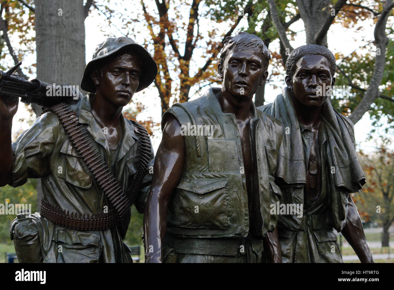 Il Vietnam Veterans Memorial a Washington DC, USA Foto Stock