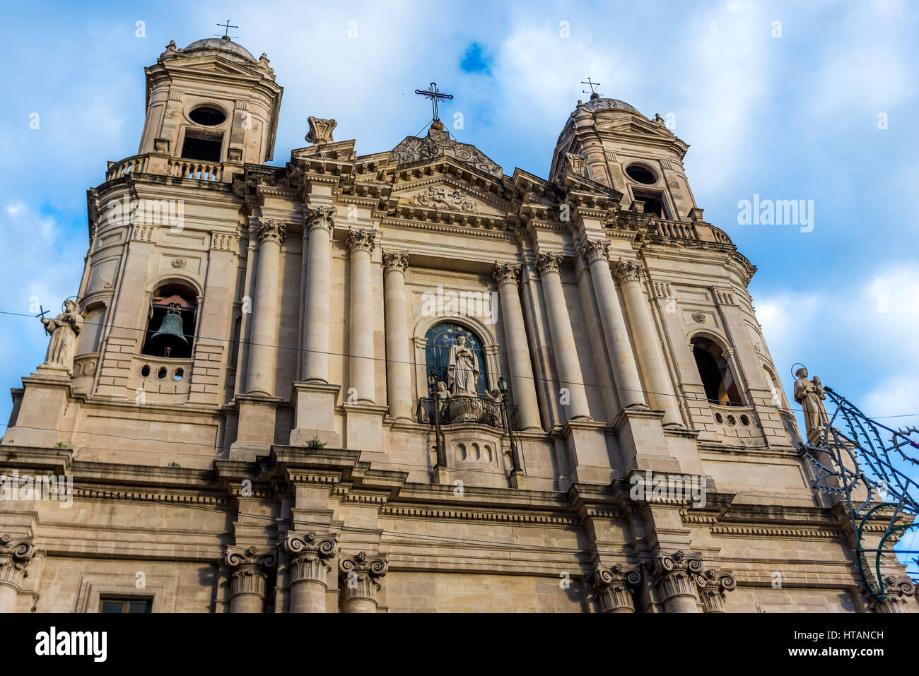 Chiesa di San Francesco Chiesa di San Francesco d'Assisi all'Immacolata) a Francesco di Assisi Square nella città di Catania, Sicilia Isola, Italia Foto Stock