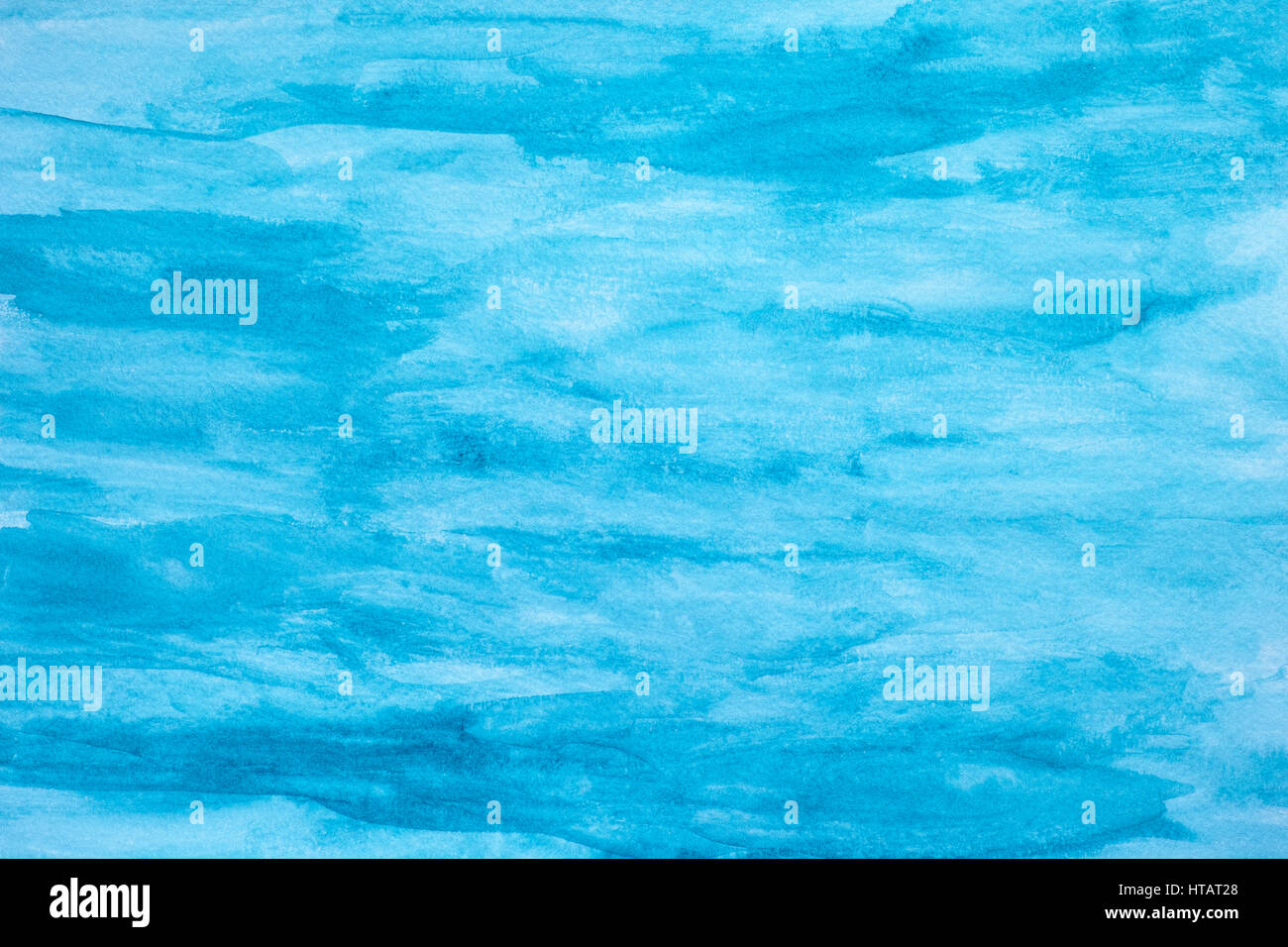 Abstract acquerello blu sullo sfondo. Close up. Foto Stock