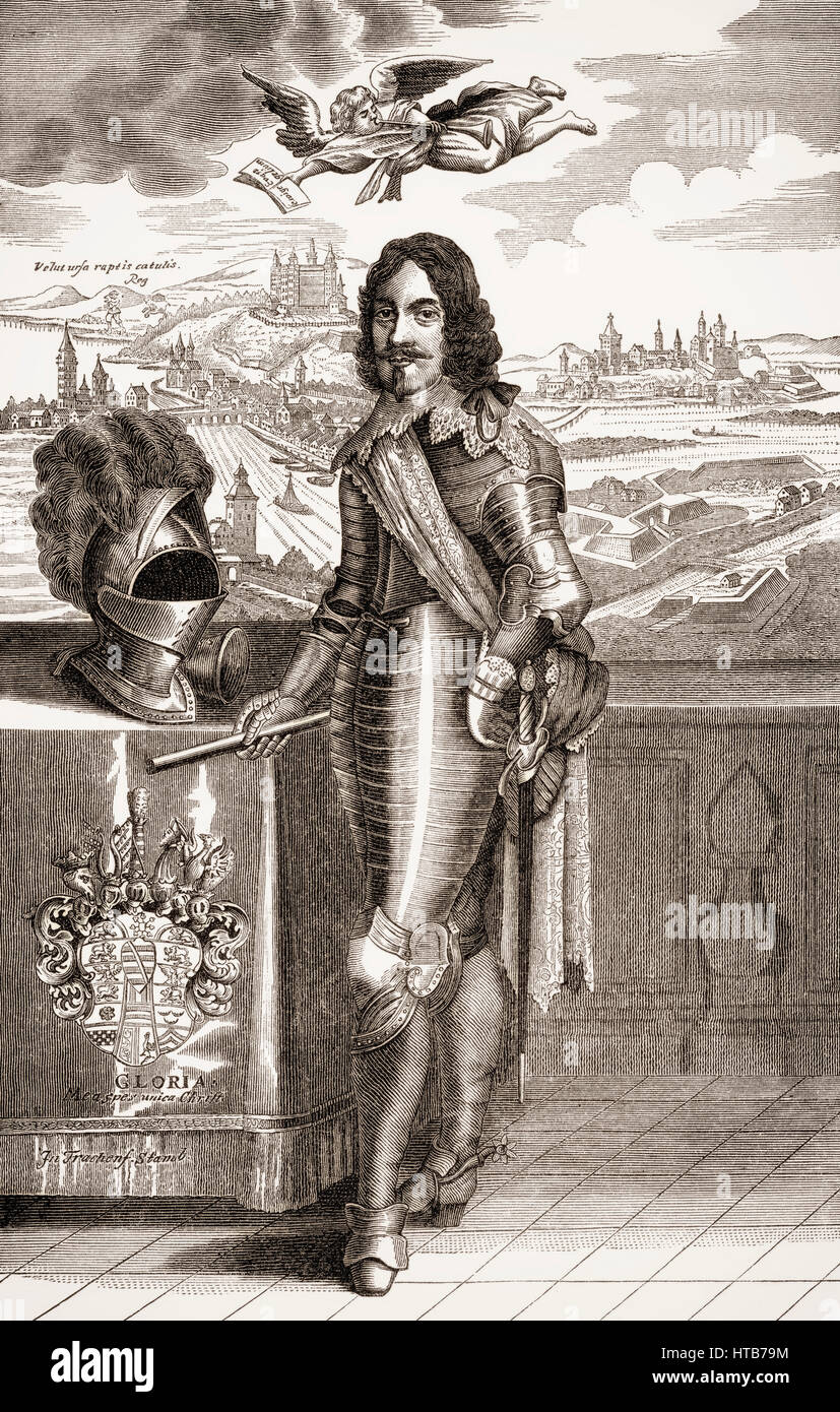 Bernhard Duca di Sassonia-Weimar, 1604 - 1639, un generale nella Guerra dei Trent'anni Foto Stock