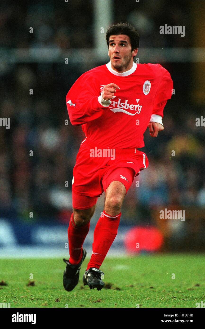 KARL HEINZ RIEDLE Liverpool FC 03 Gennaio 1999 Foto Stock