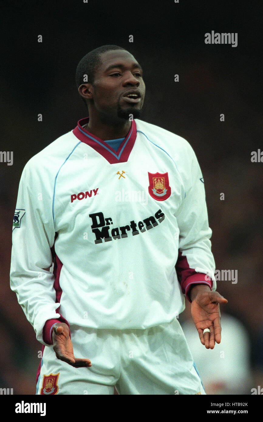 MARC VIVIEN FOE West Ham United FC 30 Gennaio 1999 Foto Stock