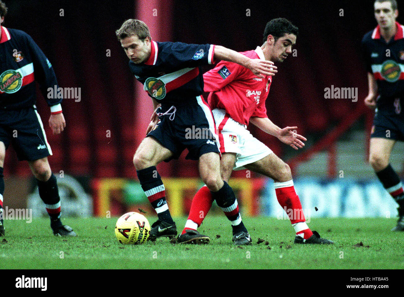 MICHAEL GRAY & SCOTT MURRAY BRISTOL CITY V SUNDERLAND 13 Febbraio 1999 Foto Stock