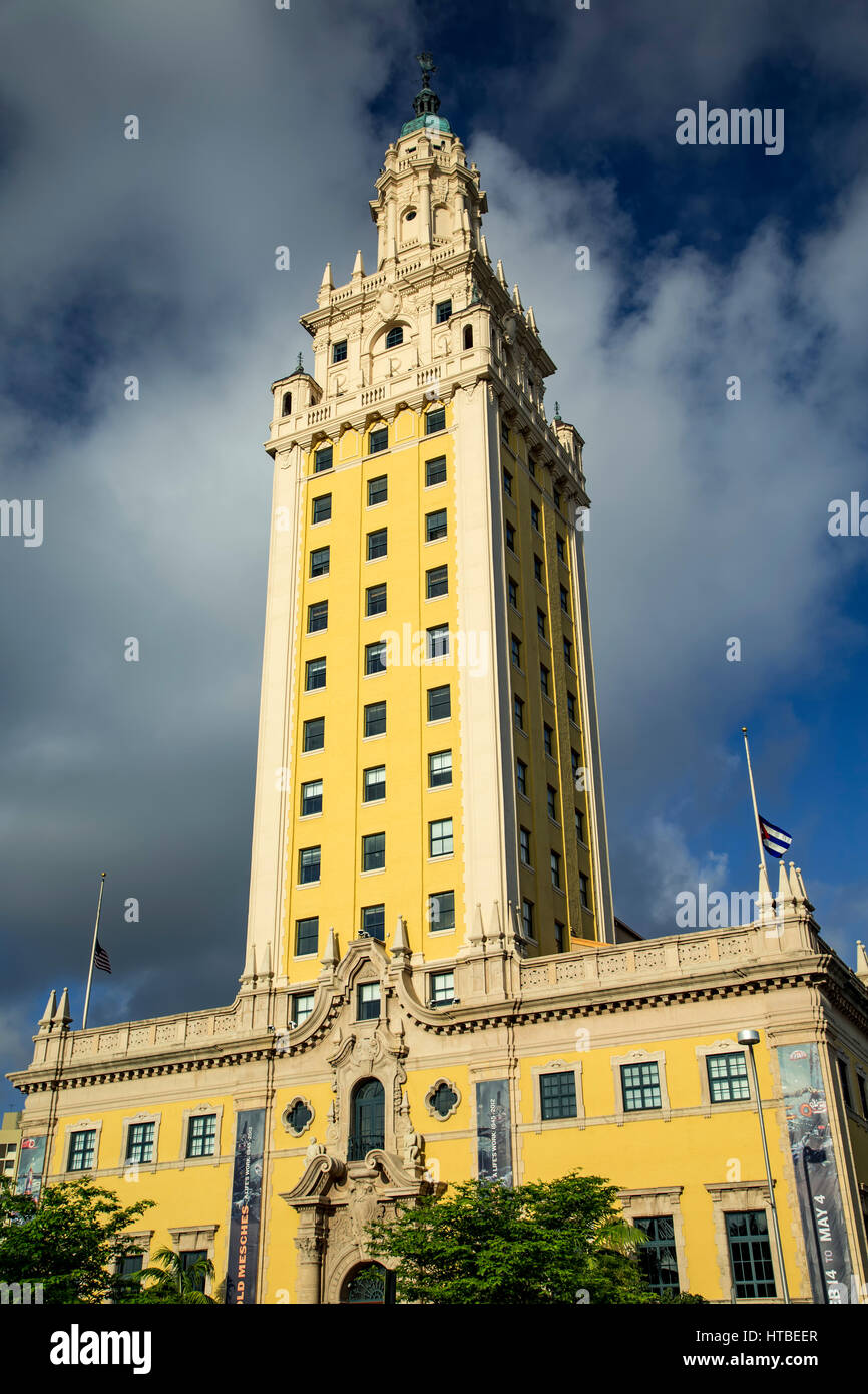 Freedom Tower, Miami, Florida USA Foto Stock