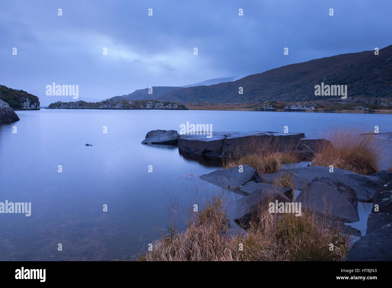 Lago Superiore nr, Killarney, Co. Kerry, Irlanda Foto Stock