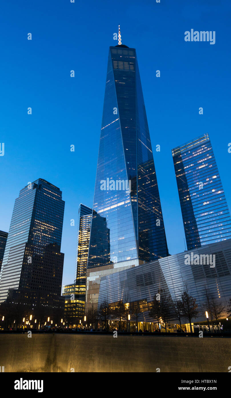 Le torri del World Trade Center a New York City Foto Stock