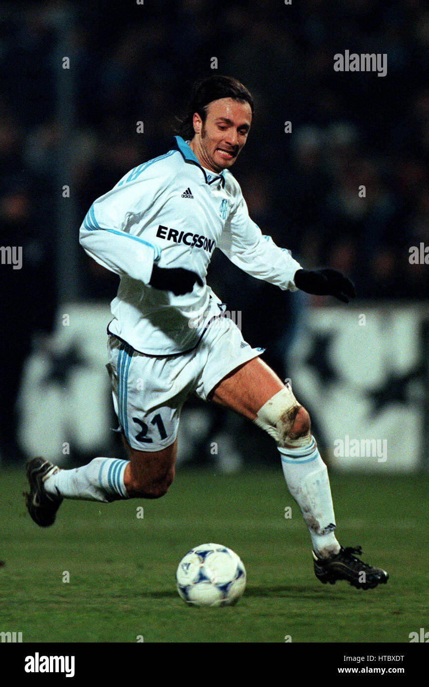 CHRISTOPHE DUGARRY MARSEILLE 24 Novembre 1999 Foto Stock