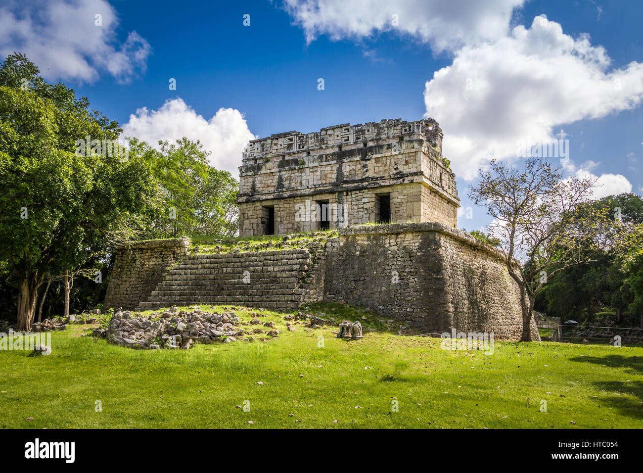 Rovine Maya a Chichen Itza - Yucatan, Messico Foto Stock