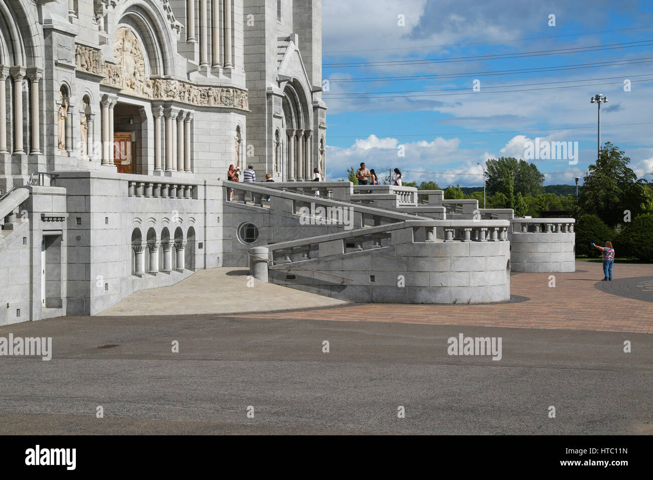 Basilica di Sainte-Anne de Beaupré Foto Stock