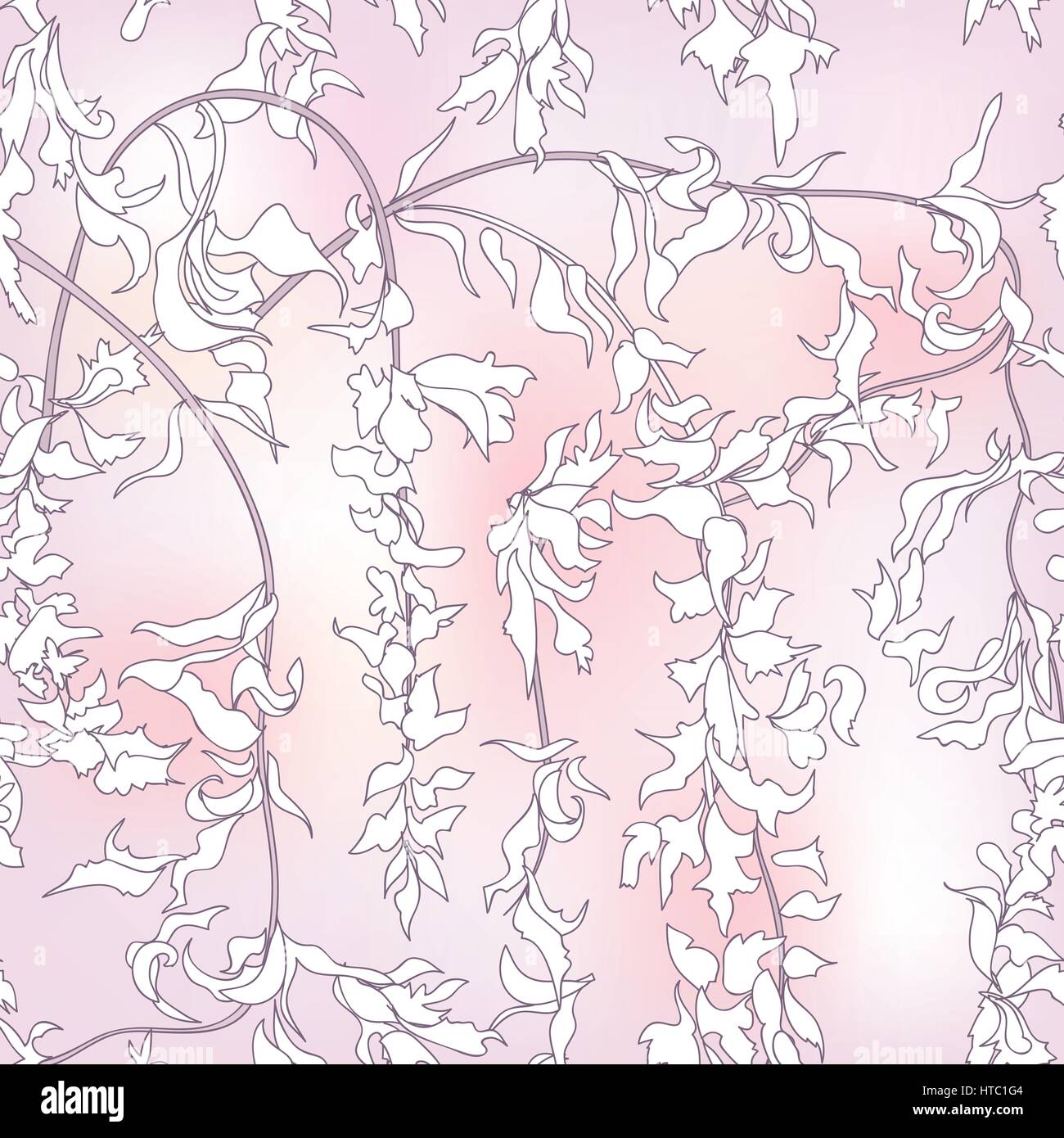 Floral seamless pattern. flower background. fiorire texture da giardino Illustrazione Vettoriale