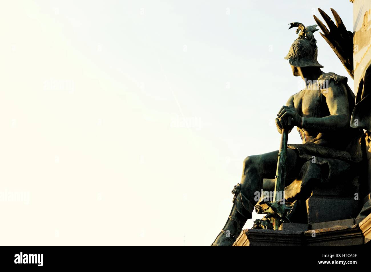 Uno sguardo oltre l'orizzonte per il prossimo viaggio Foto Stock