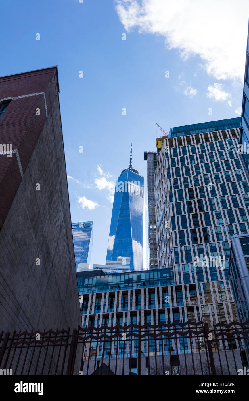 Libertà Tower presso il World Trade Center a New York Foto Stock