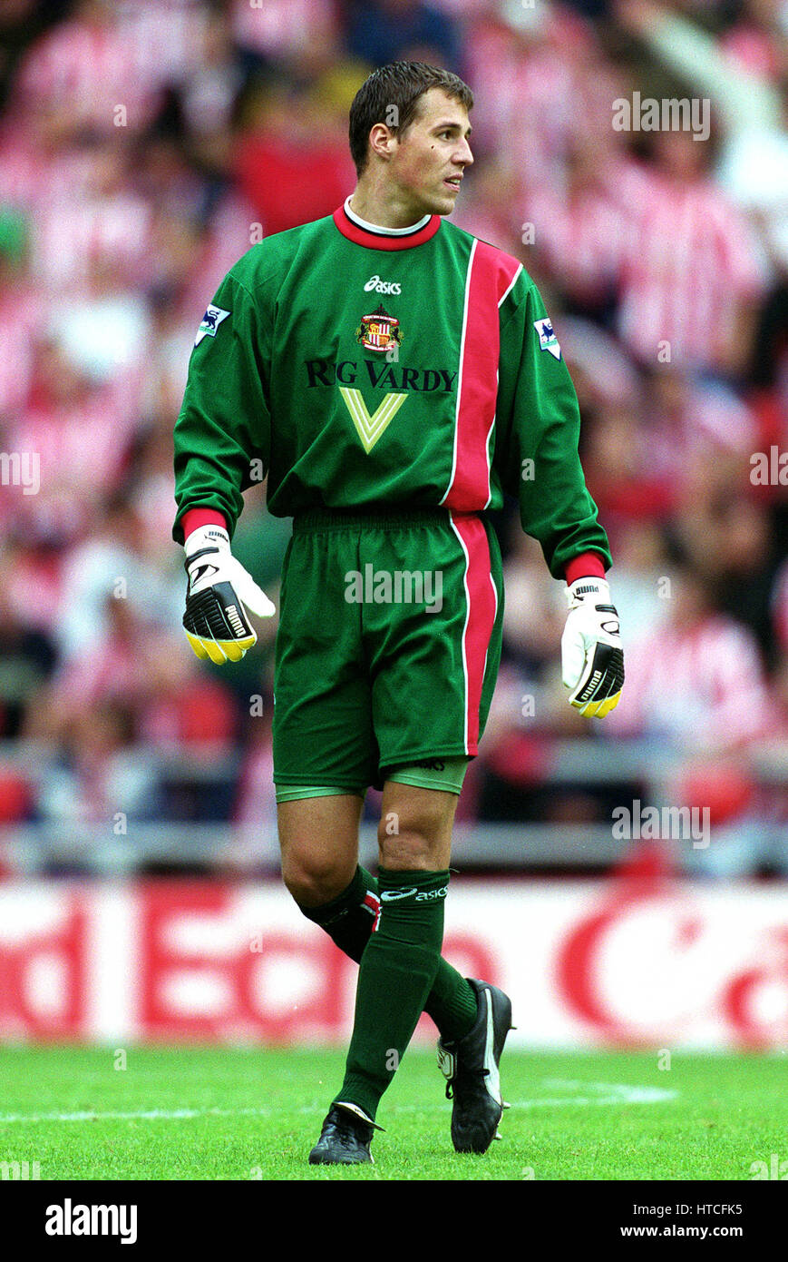 THOMAS SORENSEN SUNDERLAND FC 29 Agosto 1999 Foto Stock