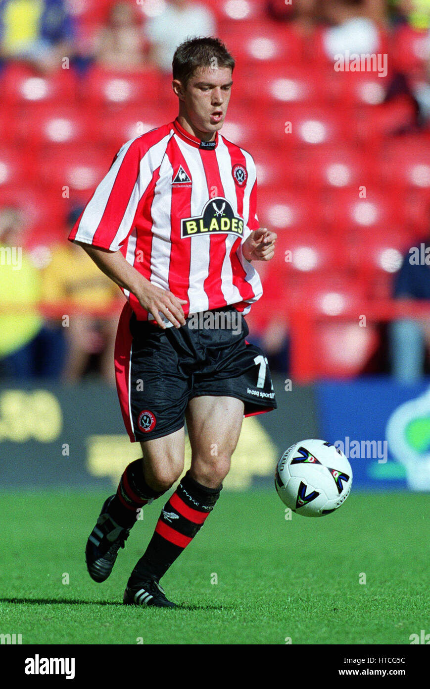 BOBBY FORD SHEFFIELD UNITED FC 04 Settembre 1999 Foto Stock