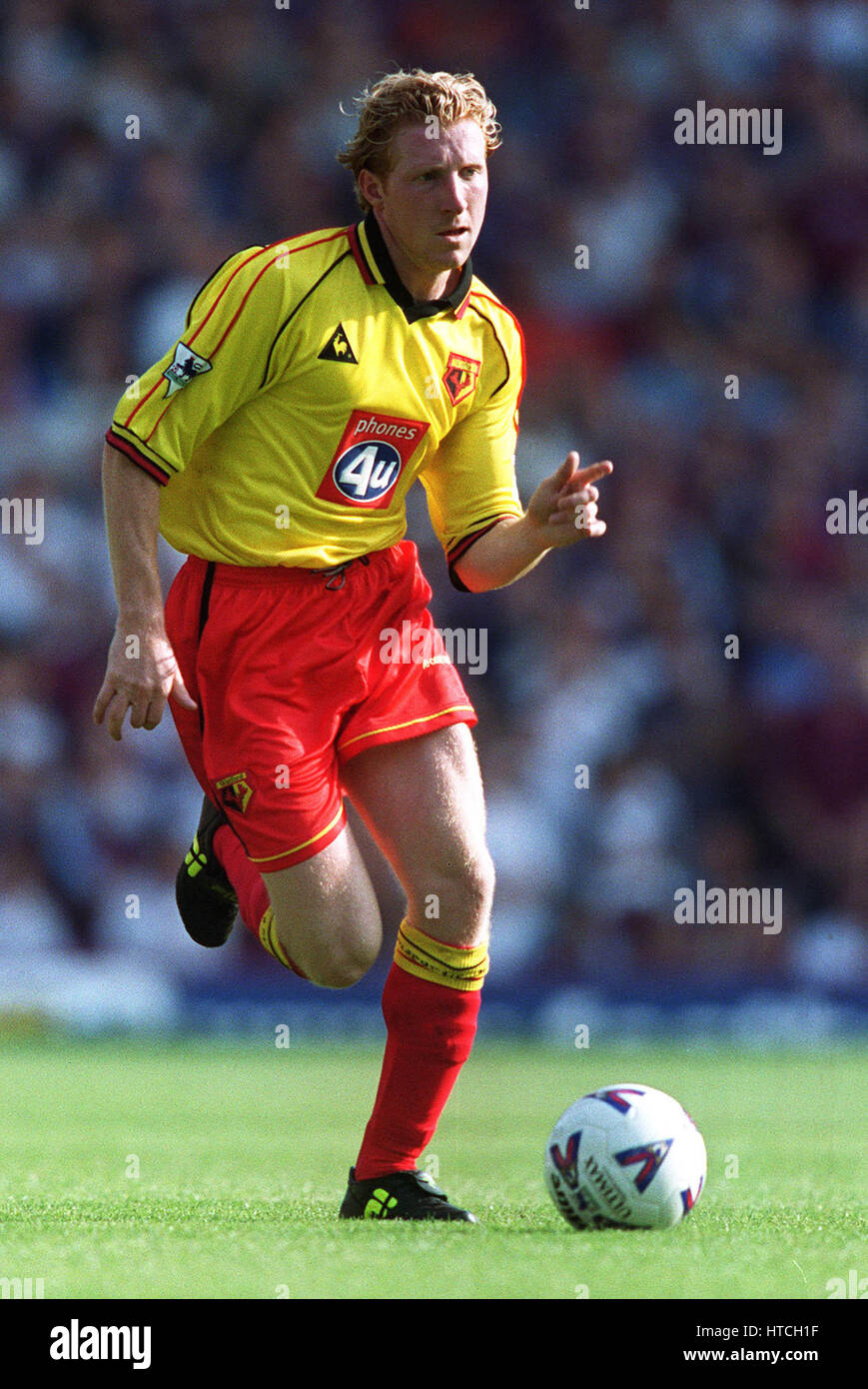 NICK WRIGHT WATFORD FC 11 Settembre 1999 Foto Stock