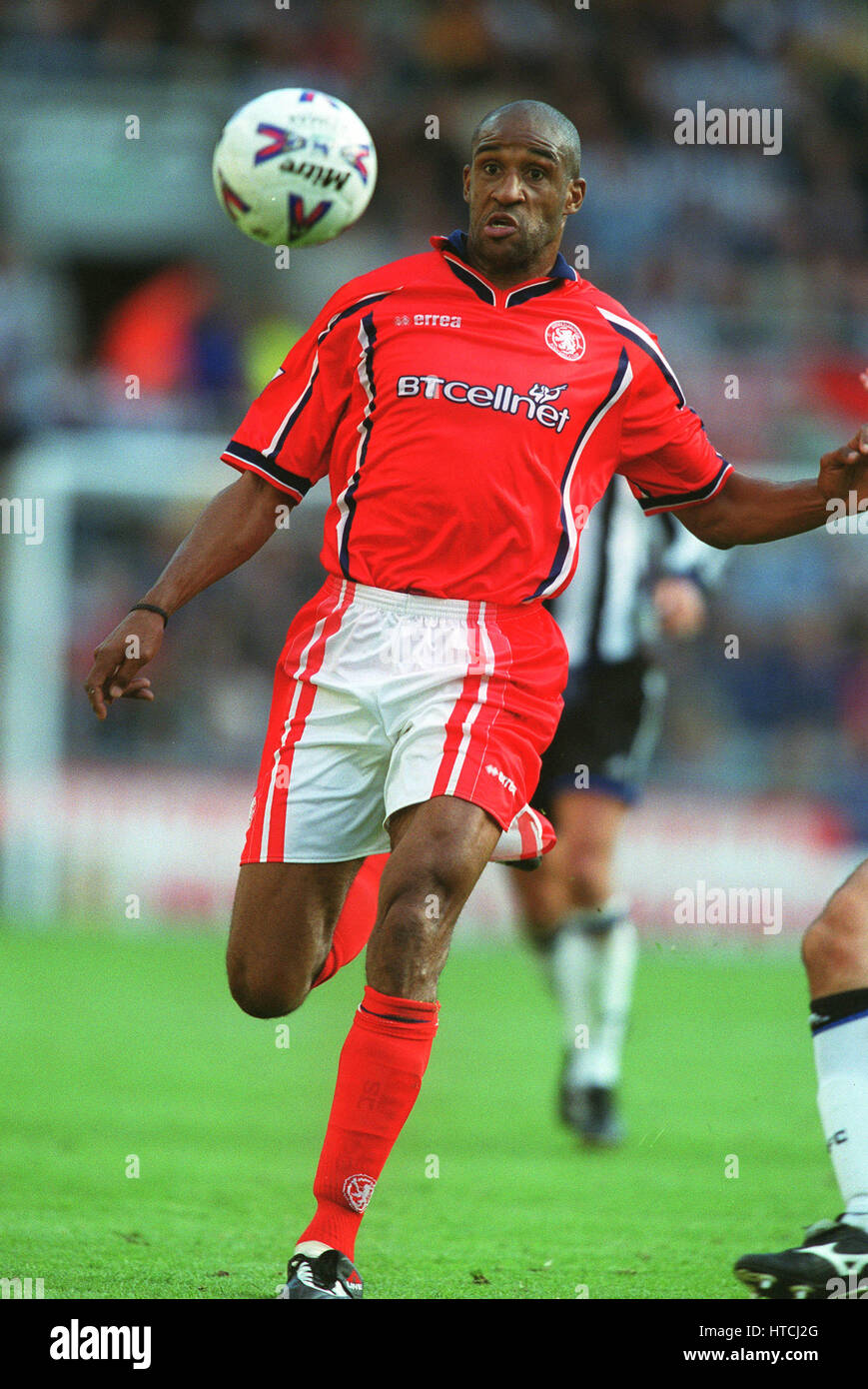 BRIAN DEANE MIDDLESBROUGH FC 03 Ottobre 1999 Foto Stock