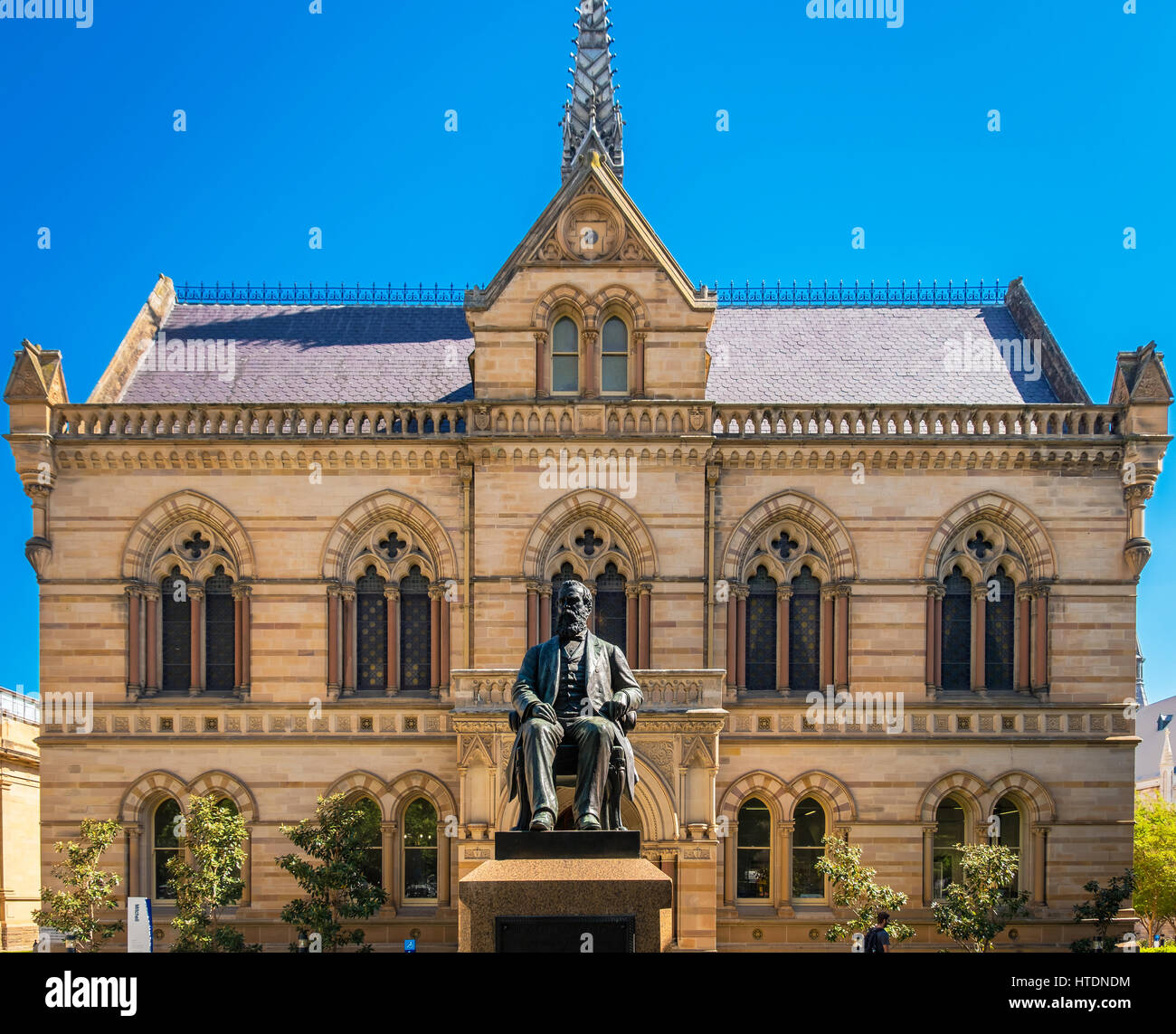 Adelaide, Australia - 11 Novembre 2016: l'Università di Adelaide - Edificio Mitchell sulla Terrazza nord nel CBD di Adelaide in un giorno Foto Stock