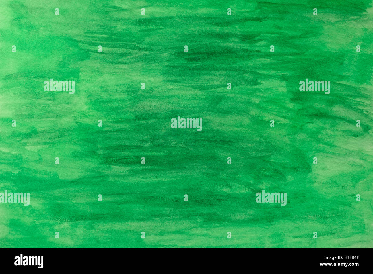 Abstract acquerello verde dello sfondo. Close up. Foto Stock