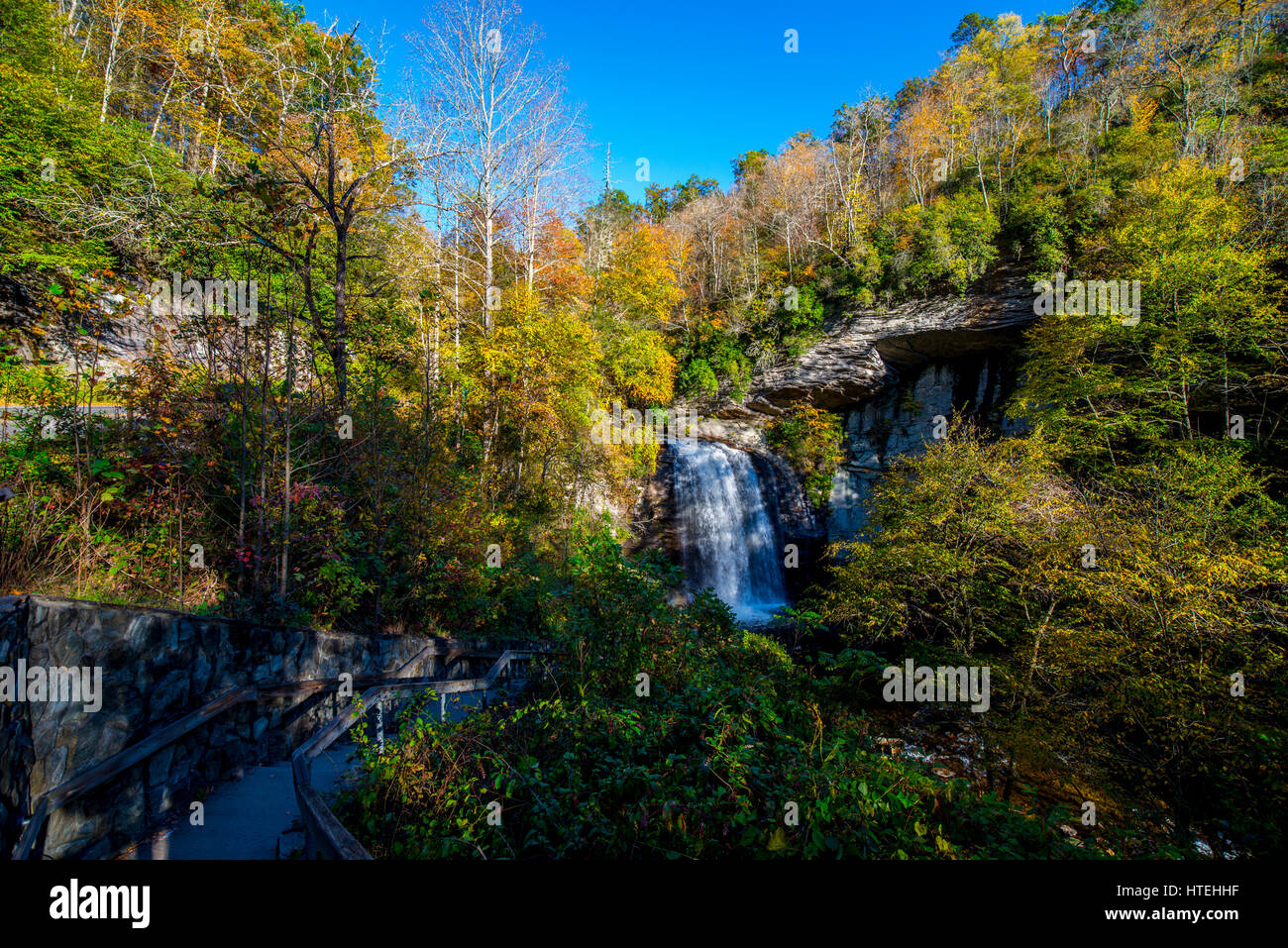 North Carolina caduta di acqua Foto Stock