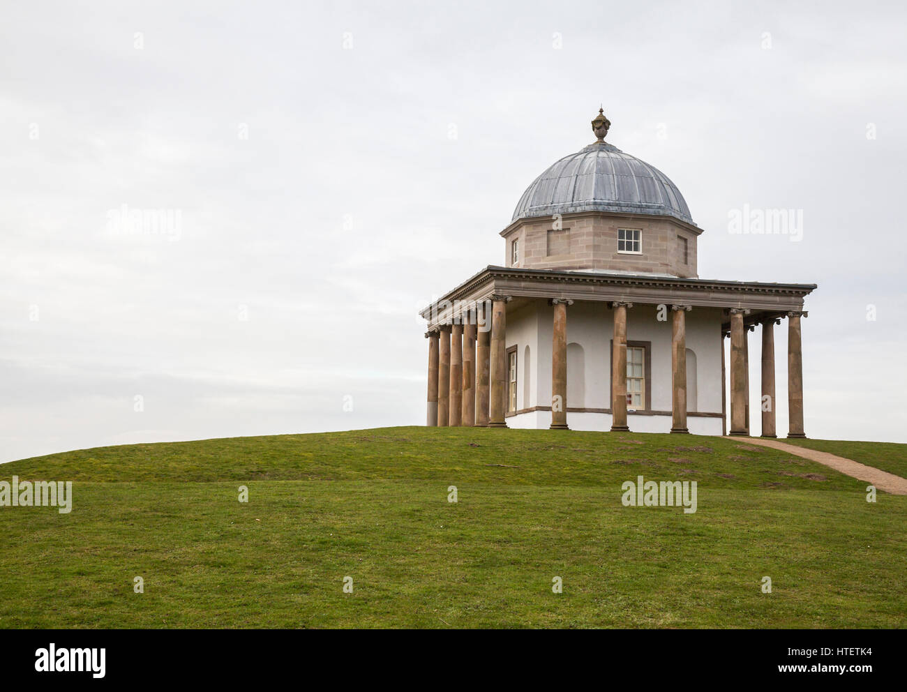 Il Tempio di Minerva presso Hardwick Park,Sedgefield,Co.Durham Foto Stock