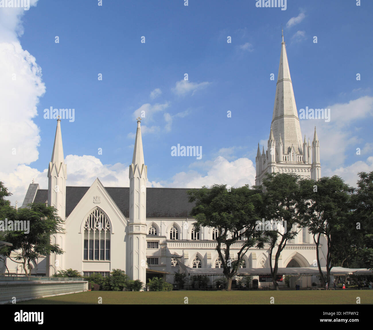 Singapore, la cattedrale di Sant'Andrea, Foto Stock